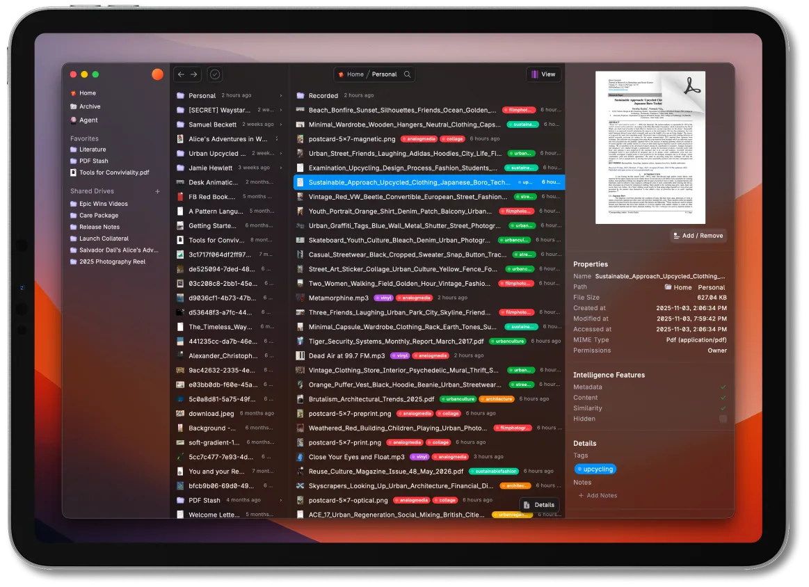 Generic Apple geometric background image.